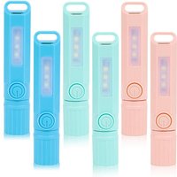 Tlily - 6er-Pack wiederaufladbare Mini-LED-Taschenlampen mit USB-C-Anschluss, Camping-Laternen-Kombi-Taschenlampe (6er-Pack) von TLILY