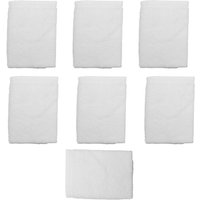 Tlily - 7PCS Handtücher Baumwolle Weiß Überlegene Hotel Qualität Weiche Gesicht Hand 30X30cm von TLILY