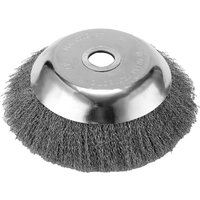 8-Zoll-Drahtbürste Unkraut Bord Rasenmäher Werkzeug Rad Gras Stahl von TLILY