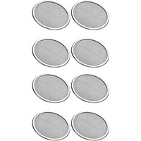 Tlily - 8Er-Pack Keimsiebdeckel, Edelstahl-Deckelsieb für 86-Mm-GläSer mit Normaler ÖFfnung (Ring Nicht Enthalten) von TLILY