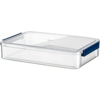 A4 Transparente Aufbewahrungsbox Tragbares Kunststoffdokument Blau von TLILY