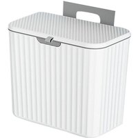 An der Wand montierter Küchenmülleimer, große Kapazität, Küchenmülleimer mit Deckel, hängender Mülleimer für Badezimmerschränke, 7 l An der Wand montierter Küchenmülleimer, große Kapazität, Küchenmülleimer mit Deckel, hängender Mülleimer für Badezimmerschränke, 7 l von TLILY