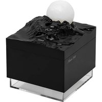 Aroma Diffusor Cool Mist Luftbefeuchter led Mond Lampe Nachtlicht Schwarz von TLILY