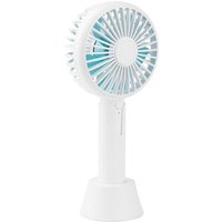 Aroma Diffusor Hand Ventilator mit Sockel PersöNlicher usb Elektrischer LüFter Wiederaufladbarer Batterie Betrieben Tragbar () von TLILY