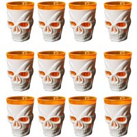 Tlily - Atmosphäre Requisiten Horror Skelett Weinglas led Elektronische Lichter,A von TLILY