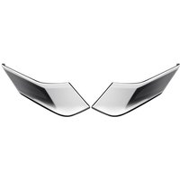 Tlily - Außen Chrom Silber eine Säule Front Seite Fenster Panel Abdeckung Trim Garnieren für 2021 2022 von TLILY