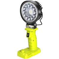 Auto led Alarm Arbeitslicht Taschenlampe Suchscheinwerfer Taschenlampe Scheinwerfer Campinglampe für 18V Lithiumbatterie P107 P108 PBP005 von TLILY