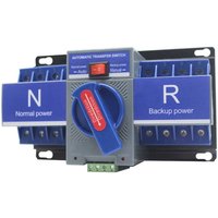 Tlily - Automatischer Transferschalter 63A 4P Dual Power mit Elektromechanischem Verriegelungsschutz 220V Tlily - Automatischer Transferschalter 63A 4P Dual Power mit Elektromechanischem Verriegelungsschutz 220V von TLILY
