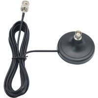 Tlily - BNC-Antennenstecker und -Buchse, Starker Magnetfuß, 3 Meter Verlängerungskabel für Kabelloses Q9-Mikrofon, RG174 von TLILY