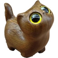 Tlily - Bezaubernde Kätzchenfigur aus Holz – handgefertigtes Katzendekor, Kaffeefarbe Tlily - Bezaubernde Kätzchenfigur aus Holz – handgefertigtes Katzendekor, Kaffeefarbe von TLILY