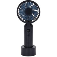 Blauer rotierender Handheld-Desktop-Kleinventilator, 180 Grad stumm, starker Wind, tragbarer USB-Mini-Ventilator von TLILY