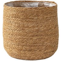 Tlily - Blumentopf Aus Seegras - Geflochtener Pflanztopf Dekorativer Pflanzkorb mit Kunststofffolieneinsatz im Boho-Stil s von TLILY