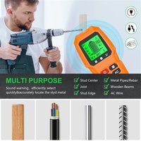 Tlily - Bolzensucher und Scanner zur Erkennung von Bolzen in Wänden, Holz, Drähten und Metall, elektronischer Detektor, großes HD-LCD-Display Tlily - Bolzensucher und Scanner zur Erkennung von Bolzen in Wänden, Holz, Drähten und Metall, elektronischer Detektor, großes HD-LCD-Display von TLILY