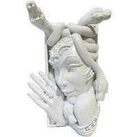 Dekorative Buchstützen, einzigartige Buchstützen mit Schlangen-Frauengesicht, robuster Stopper für den Schreibtisch im Home-Office, Vintage-Regaldekor von TLILY