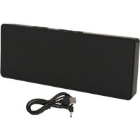 Tlily - Digitaler Wecker (Batteriebetrieben) oder USB-betrieben Tisch-Schlummerfunktion Nachtmodus 12/24H Elektronische LED-Uhren Schwarz von TLILY