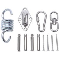 Edelstahl Hängesessel Zubehör Hängematte Rattan Stuhl Hängeschnalle Outdoor Schnalle Set Camping Zubehör Outdoor Werkzeuge von TLILY