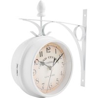 Eisen Runde Wand Hängen Doppelseitige Zwei Retro Bahnhof Uhr Kronleuchter Wohnkultur Eisen Runde Wand Hängen Doppelseitige Zwei Retro Bahnhof Uhr Kronleuchter Wohnkultur von TLILY