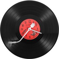 Tlily - Europäische Retro Nostalgische Ultra-Leise Uhr Vinyl Record Persönlichkeit Wand Cafe Bar Dekorative von TLILY