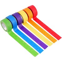 Tlily - Farbiges Abdeckband, farbiges Malerband für Kunst und Handwerk, Beschriftung oder Codierung – 6 verschiedene Farbrollen 1 Zoll x 13 Yards Tlily - Farbiges Abdeckband, farbiges Malerband für Kunst und Handwerk, Beschriftung oder Codierung – 6 verschiedene Farbrollen 1 Zoll x 13 Yards von TLILY