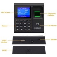 Tlily - Fingerabdruck-Anwesenheitsmaschine RFID-Tastatur-Zugangskontrolle Elektrischer Zeituhr-Recorder USB-Datenverwaltung mit Schlüsseln Tlily - Fingerabdruck-Anwesenheitsmaschine RFID-Tastatur-Zugangskontrolle Elektrischer Zeituhr-Recorder USB-Datenverwaltung mit Schlüsseln von TLILY