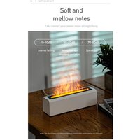 Tlily - Flammen-Aromatherapie-Diffusor-Luftbefeuchter 7-Farben-Luftbefeuchter-B von TLILY