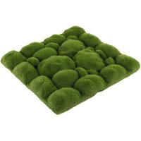 Tlily - Grasmatte - Steinform Indoor Grün Kunstrasen Rasenteppiche Gefälschtes Sodmoos für Home Hotel Wand Balkon Dekor von TLILY