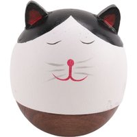 Holz-Poly-Cartoon-Puppe, Spielzeug, lustige Tierfiguren, Dekoration für Zuhause, Büro, Schreibtisch, Ornament, Kätzchen von TLILY