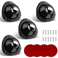 Tlily - Kleine Möbel – Lenkrollen mit Kugelgelenk für Elektrogeräte, Wischeimer, Tischbeine, Blumentöpfe, 4 Stück von TLILY