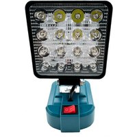 LED-Arbeitsleuchte, Taschenlampe für 18-V-Li-Ionen-Akku, Flutlicht von TLILY