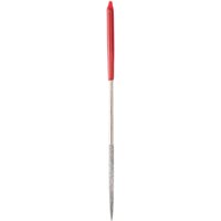 Lapidarium Runde Rattenschwanz Diamantfeilen 3 mm x 140mm Rot-Silber-Ton von TLILY