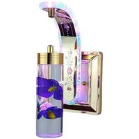 Luxus Dekorative Wand Lampe Acryl Lampenschirm Nordic Korridor Schöne Blume Kronleuchter Edlen Violet von TLILY