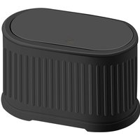 Tlily - Mini-MüLleimer mit Deckel, 4 l, Kleiner KüChen-KompostbehäLter, Arbeitsplatten-MüLleimer, Aus Edelstahl, Schwarz Tlily - Mini-MüLleimer mit Deckel, 4 l, Kleiner KüChen-KompostbehäLter, Arbeitsplatten-MüLleimer, Aus Edelstahl, Schwarz von TLILY