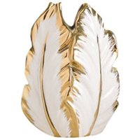 Nordic Lamp Luxus Gold bemalte Keramik High-End-Vase - X0030 von TLILY