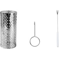 Offener Grill Rolling Grillkorb bbq Net Tube Small von TLILY