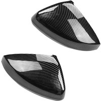 Paar Carbon Fiber Seite Spiegel Abdeckung Tür flügel Spiegel Rückspiegel Shell Für-Volkswagen Polo-Mk6 vi 2018 2019 2020 von TLILY