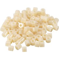 Tlily - Plastik Zylinder Abstandshalter Unterlegscheibe 7mm x 3.2mm 6mm 100 Stk Elfenbein von TLILY