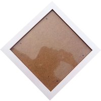 Tlily - Quadratischer Bilderrahmen aus dickem Kiefernholz, Wandbilderrahmen (weiß, 6 Zoll) von TLILY