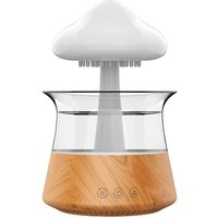 Regen-Luftbefeuchter-Diffusor mit 7-farbigen Nachtlichtern, rc von TLILY