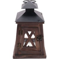 Rustikaler Kerzenhalter zum Aufhängen im Vintage-Stil aus Holz für drinnen und draußen von TLILY
