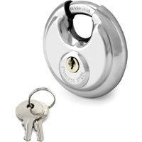 Tlily - Scheibenschlösser, Hochleistungs-Vorhängeschloss aus Stahl mit Schlüssel, Lagerschlösser für Umzugsanhänger, 3/8-Zoll-Bügel, 1 Packung von TLILY