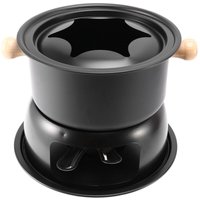 Tlily - Schokoladen Fondue Maker Set Multifunktions Eis Aus Kohlenstoff Stahl KäSe Hot Pot Schmelz Tiegel von TLILY