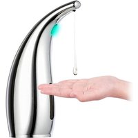Seifenspender automatisch, berührungsloser Flüssigkeitsspender, mit Infrarot-Bewegungssensor, 300 ml/11 oz, Silber Seifenspender automatisch, berührungsloser Flüssigkeitsspender, mit Infrarot-Bewegungssensor, 300 ml/11 oz, Silber von TLILY