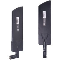 Stück 5G/3G/4G/GSM Vollband Omni Wireless Smart Meter Router Modul Verstärkung 40DBi Antenne, schwarzer SMA-Stecker Stück 5G/3G/4G/GSM Vollband Omni Wireless Smart Meter Router Modul Verstärkung 40DBi Antenne, schwarzer SMA-Stecker von TLILY