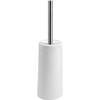 Toilettenbürste und Halter, 2er-Pack mit langem Griff aus Edelstahl 304, Schüssel weiß von TLILY