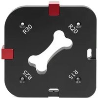 Tlily - Trimmmaschine, Schneide-Filetschablone, R-Winkelbogen, Holzbearbeitung, elektrischer Router, Schlitzwerkzeug für den Kleiderschrank, R15-R30 von TLILY