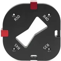 Tlily - Trimmmaschine, Schneide-Filetschablone, R-Winkelbogen, Holzbearbeitung, elektrischer Router, Schlitzwerkzeug für den Kleiderschrank, R35-R50 von TLILY