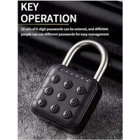 Tlily - Tuya Bluetooth Smart Fingerabdruck Türschloss Keyless Schnellentriegelung Anti-Diebstahl Vorhängeschloss IP67 Wasserdichtes Home Security von TLILY