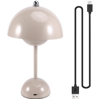 Wiederaufladbare LED-Tischlampe mit Pilzblütenknospe für Schlafzimmer Wiederaufladbare LED-Tischlampe mit Pilzblütenknospe für Schlafzimmer von TLILY