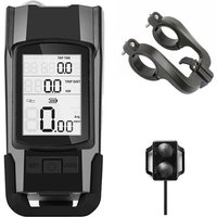 Tlily - in 1 Computer Fahrrad Licht usb Fahrrad Lampe Modus Horn Taschenlampe Tachometer Radfahren Front Scheinwerfer Schwarz Tlily - in 1 Computer Fahrrad Licht usb Fahrrad Lampe Modus Horn Taschenlampe Tachometer Radfahren Front Scheinwerfer Schwarz von TLILY