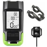 Tlily - in 1 Computer Fahrradlicht usb Fahrradlampe Modus Horn Taschenlampe Tachometer Radfahren Frontscheinwerfer Grün Tlily - in 1 Computer Fahrradlicht usb Fahrradlampe Modus Horn Taschenlampe Tachometer Radfahren Frontscheinwerfer Grün von TLILY